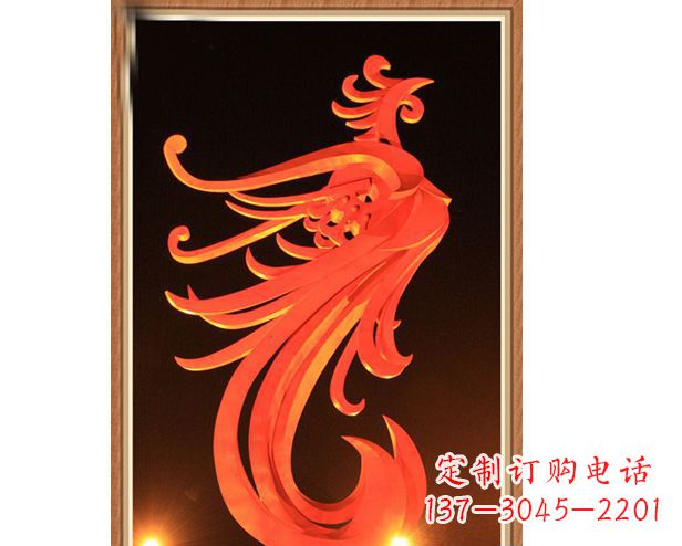 潍坊不锈钢凤凰雕塑美丽与传统的完美结合