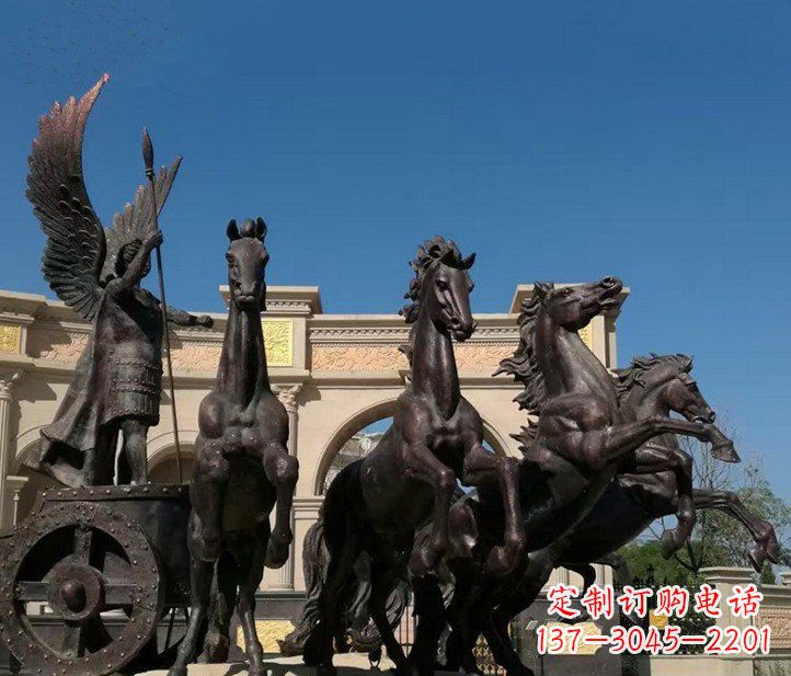 潍坊马雕塑引领全城欣赏