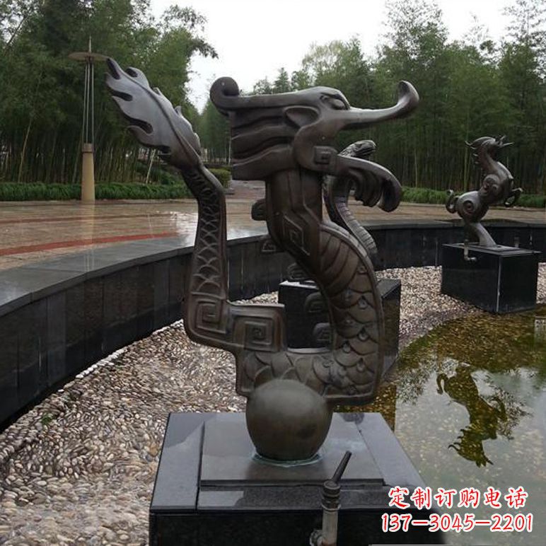 潍坊城市十二生肖喷泉雕塑