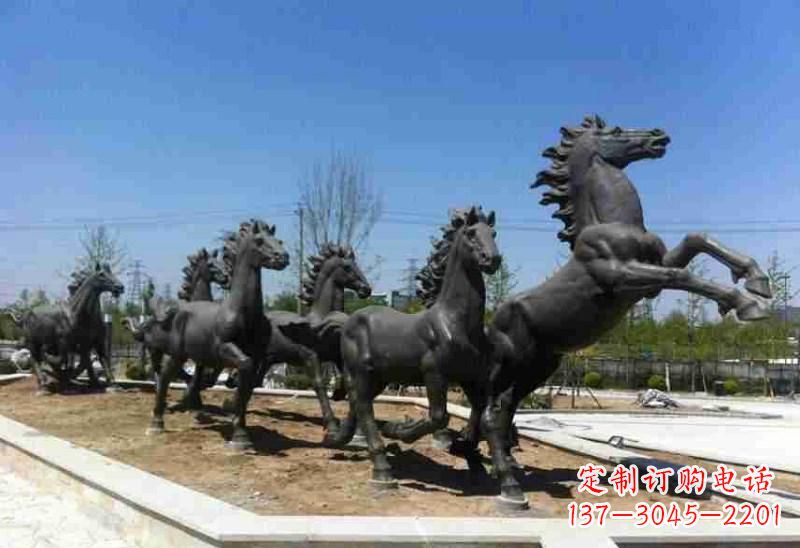 潍坊铜马雕塑美观华贵的城市艺术