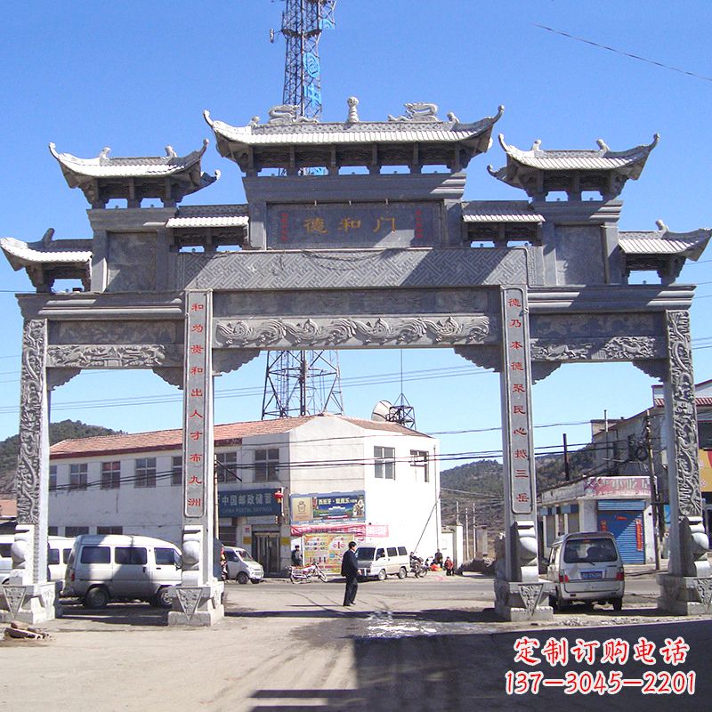 潍坊中国古代的牌楼雕塑——传承着历史文化的精髓