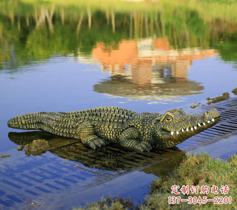 潍坊玻璃钢水池雕塑——池塘水景的精美装饰