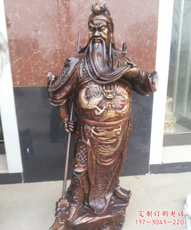 潍坊此关公雕塑