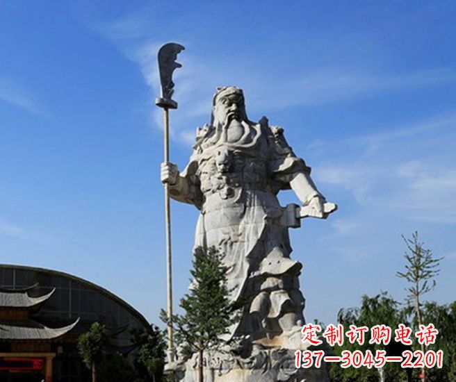 潍坊关公雕塑持刀武财神