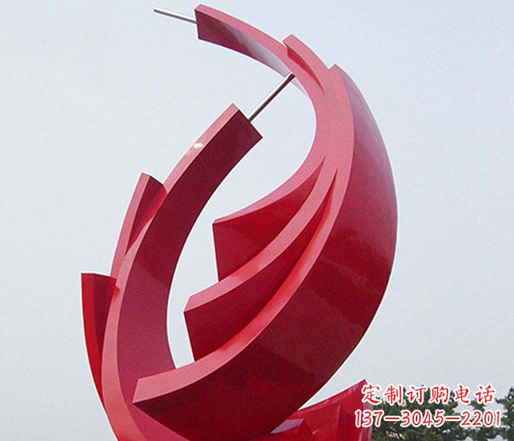 潍坊抽象帆船不锈钢雕塑