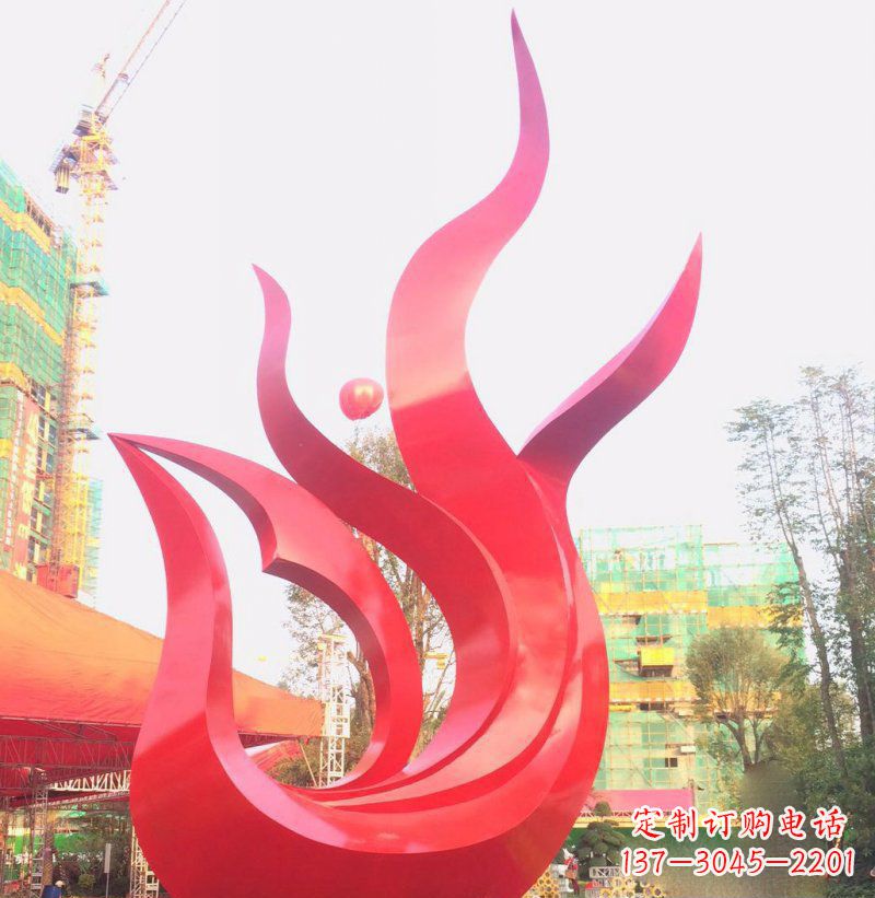 潍坊凤凰雕塑一座传承着历史文化的艺术品