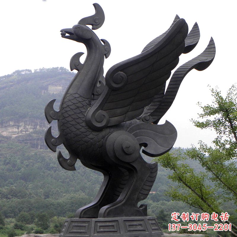 潍坊凤凰铜雕传承古神兽之美