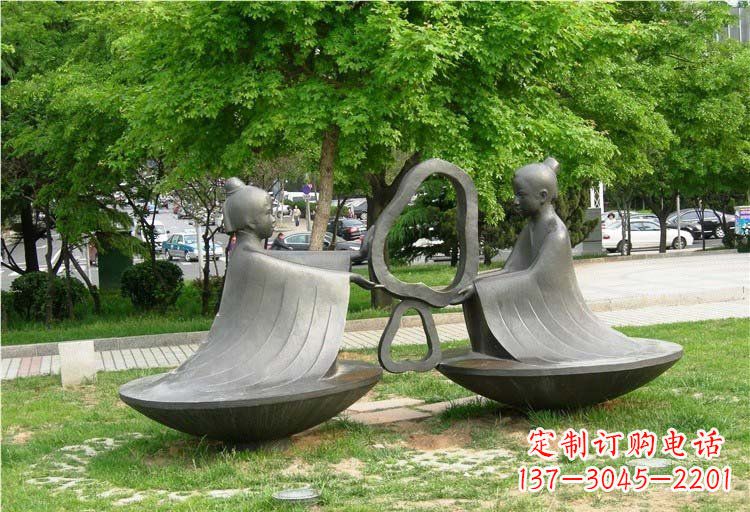 潍坊古代孔融雕塑之美