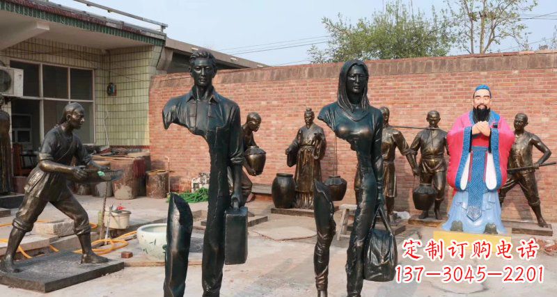 潍坊铜雕男人的力量