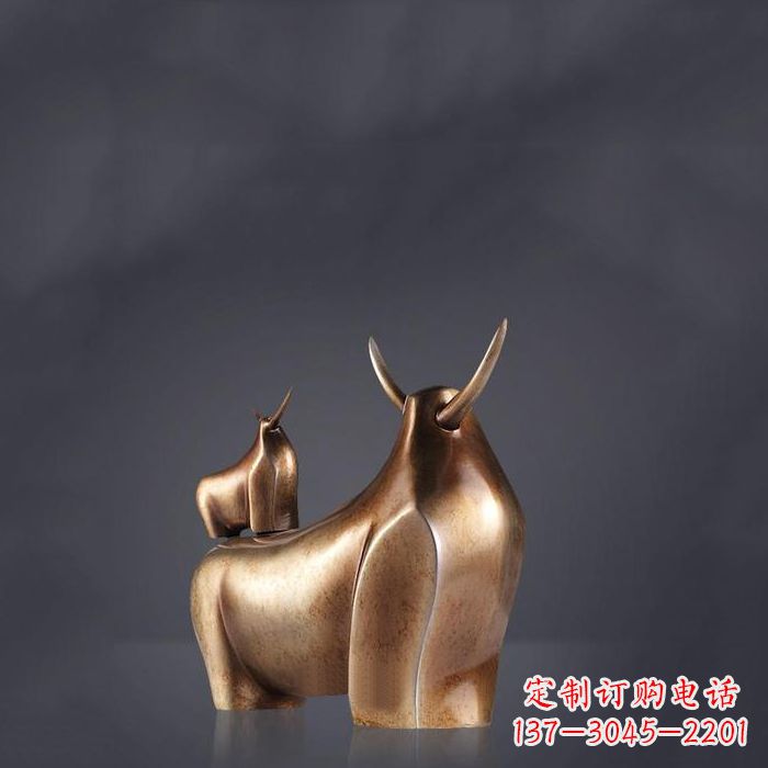 潍坊精美不锈钢生肖牛雕塑