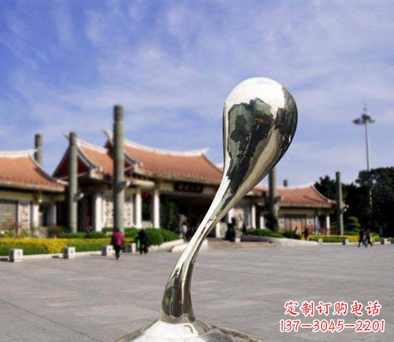 潍坊水滴美感─广场景观雕塑