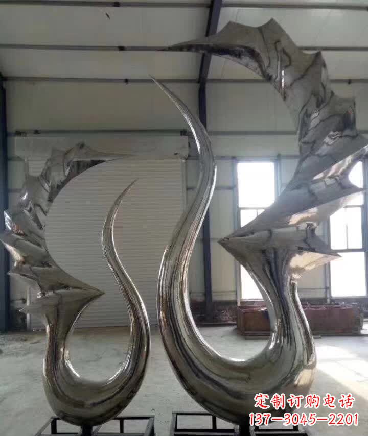 潍坊精美的天鹅不锈钢雕塑