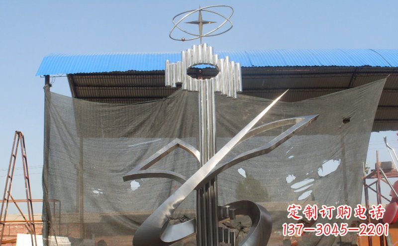 潍坊引领校园文化的钥匙雕塑