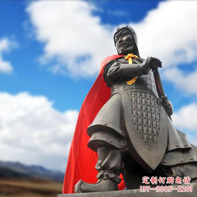 潍坊项羽雕塑——历史名人古代帝王的象征