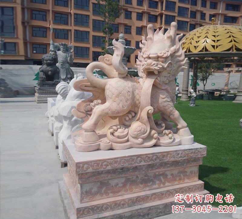 潍坊传统石雕麒麟