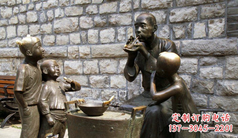 潍坊糖果街的精美雕塑