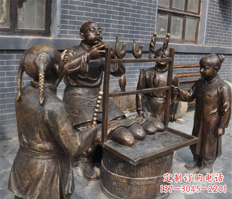 潍坊糖人雕塑——街边温馨的小情调
