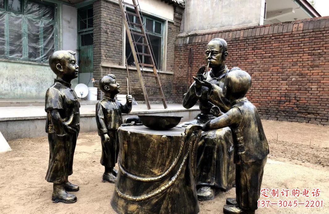潍坊糖人雕塑缅怀中国传统文化