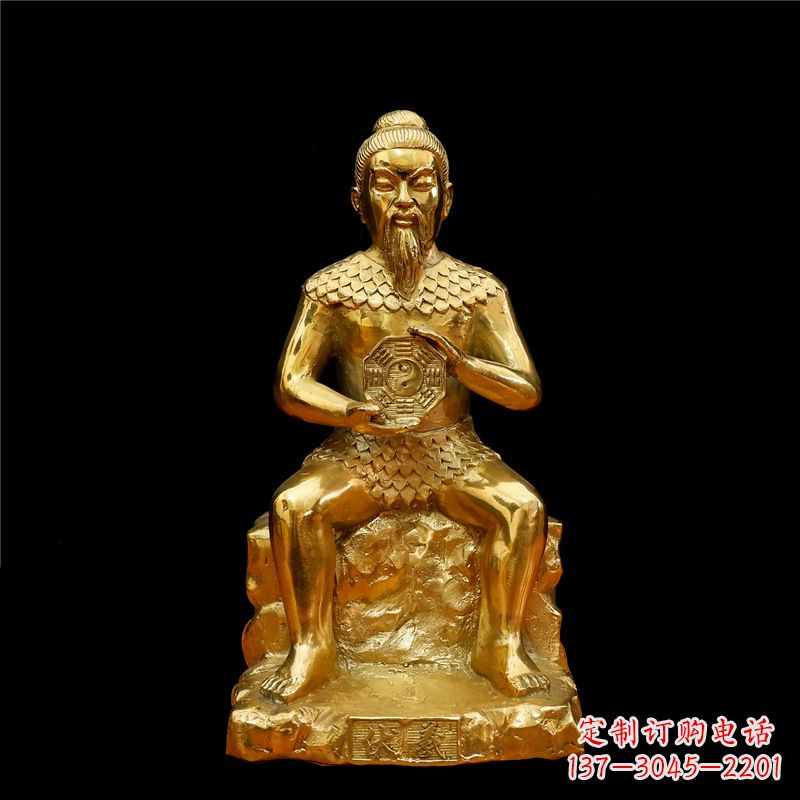 潍坊伏羲大帝神像汇聚古老文明中的象征