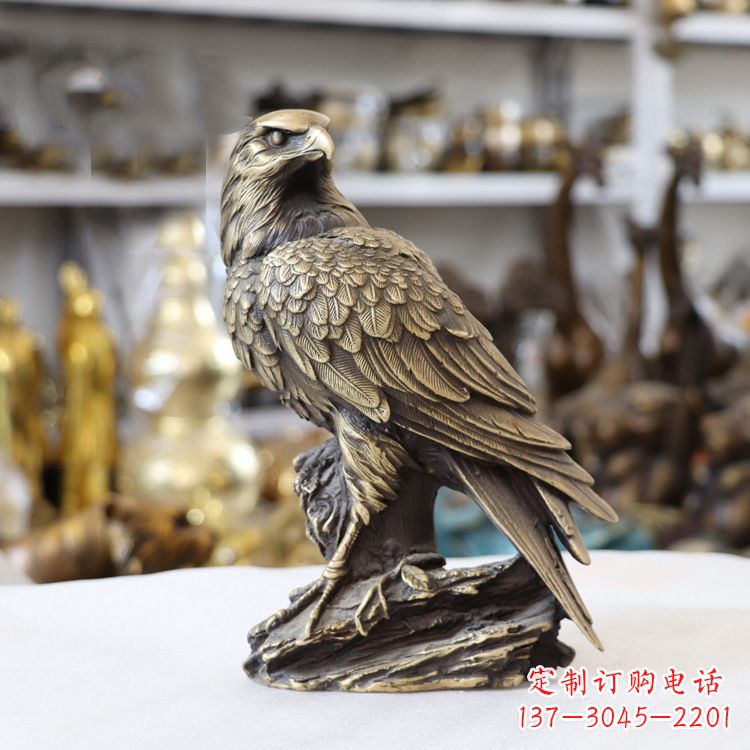 潍坊纯铜老鹰雕塑传承自然之美