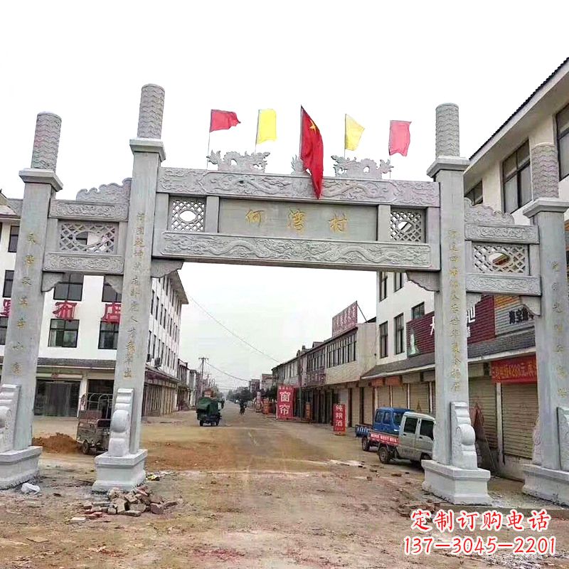 潍坊传统文化的珍贵遗产——牌坊雕塑