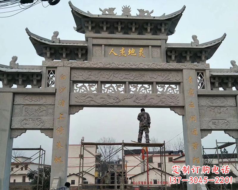 潍坊牌坊雕塑