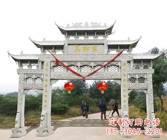 潍坊牌坊雕塑珍贵的传统文化