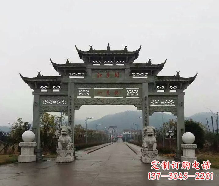 潍坊牌坊石雕传承民间文化