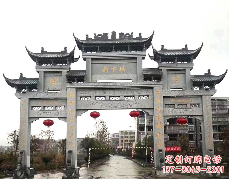 潍坊村庄石牌坊雕刻传统工艺的精美瑰宝