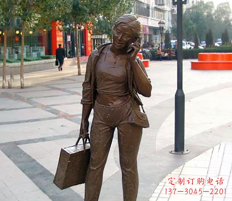 潍坊通话女性雕塑