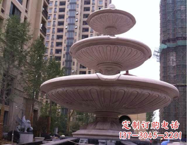 潍坊大理石大型喷泉石雕宏伟精美的艺术之作