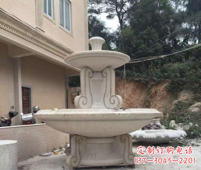 潍坊大理石大型喷泉雕塑精致美观又富有艺术气息