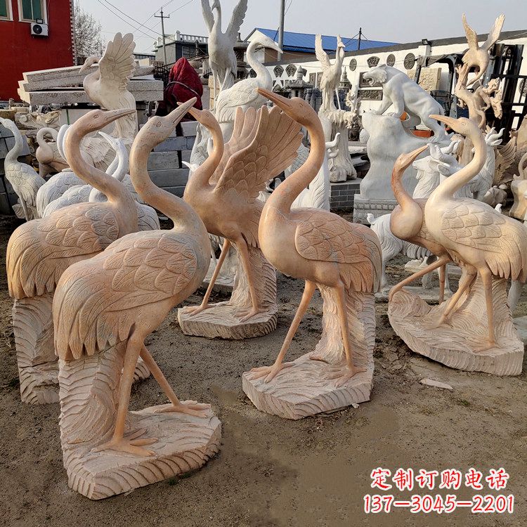 潍坊仙鹤雕塑艺术的经典之作