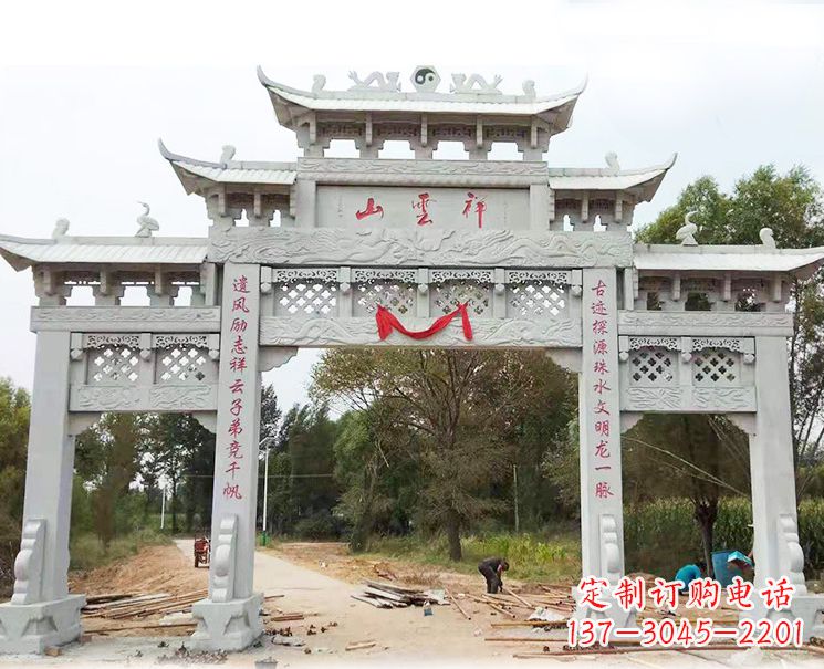 潍坊大理石牌坊雕塑