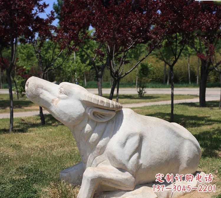 潍坊大理石动物雕塑传承文化的艺术精品
