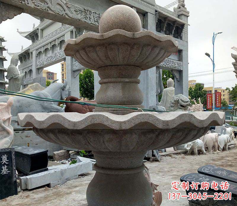 潍坊大理石多层喷泉石雕