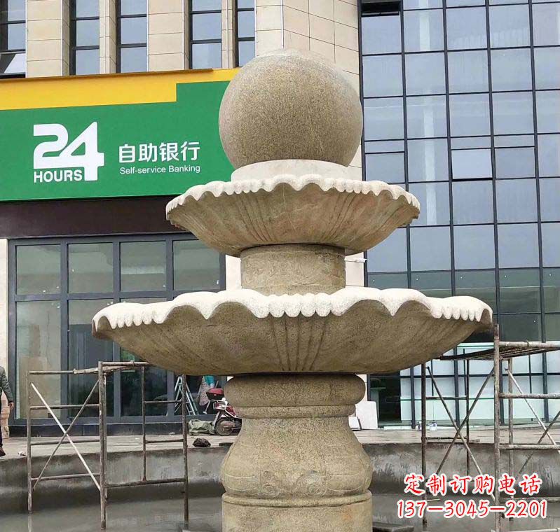 潍坊大理石风水球喷泉雕塑——振奋人心的艺术杰作