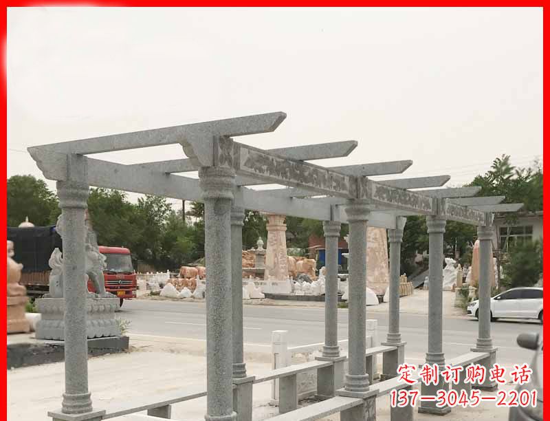 潍坊大理石公园石雕长廊高端定制雕塑