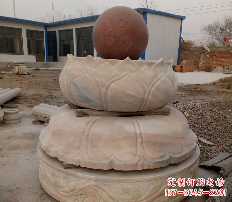 潍坊大理石风水球雕塑