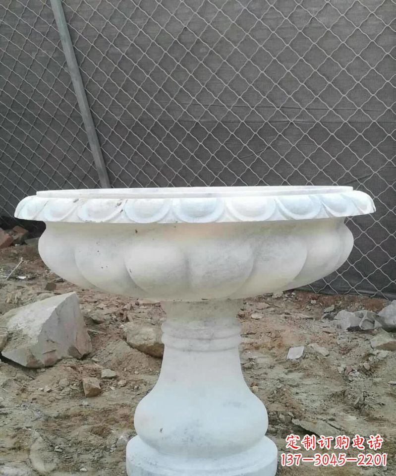 潍坊大理石花盆雕塑