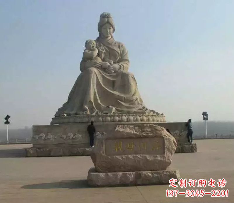 潍坊大理石母亲精美雕塑