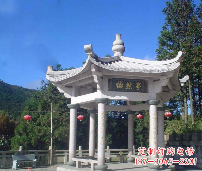 潍坊精美大理石凉亭雕塑