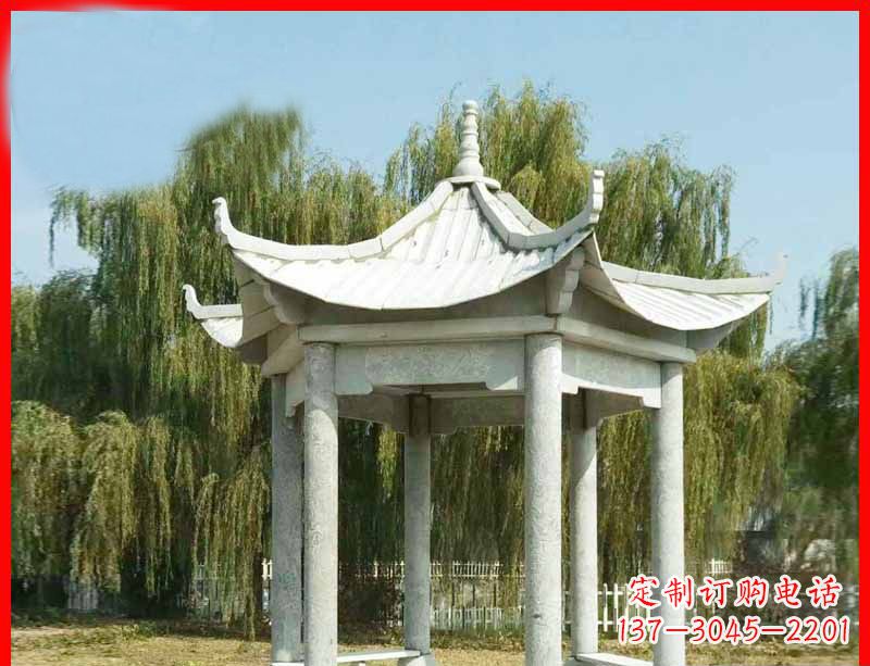 潍坊精美大理石凉亭雕塑