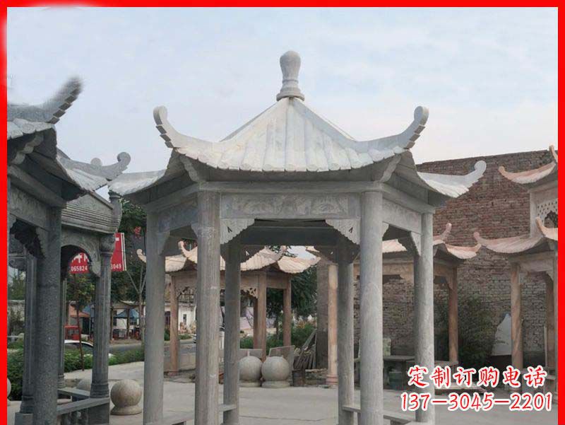 潍坊大理石凉亭石雕