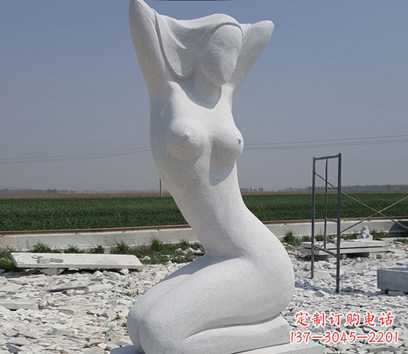 潍坊优雅大理石美女雕塑