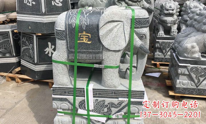 潍坊大理石大象门口石雕