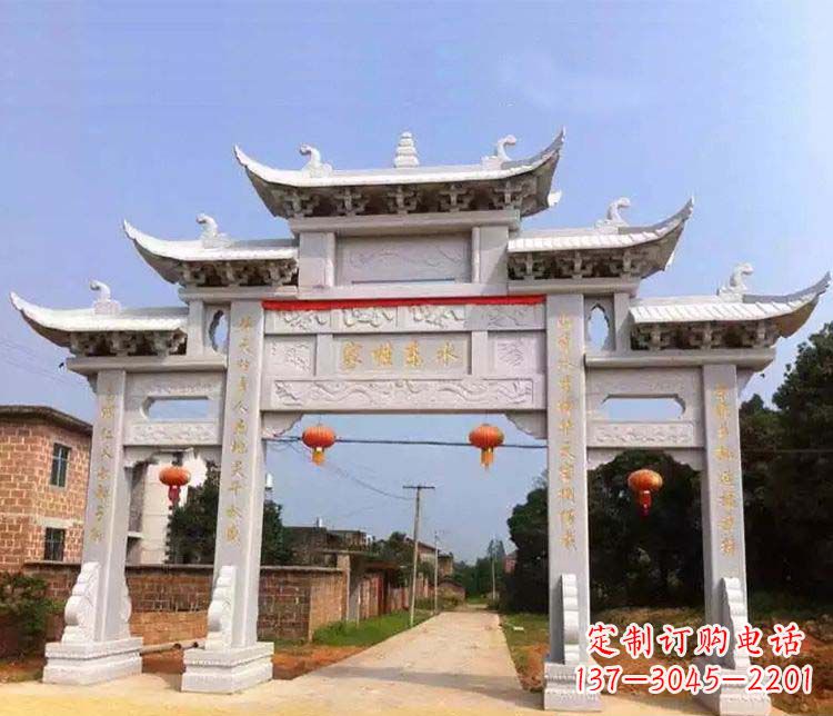 潍坊大理石牌坊石雕