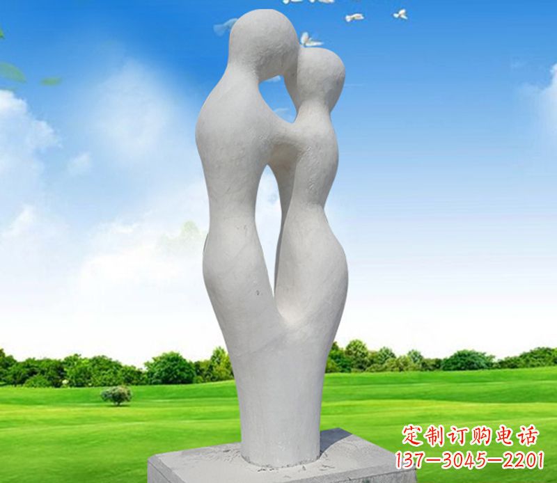 潍坊情侣石雕,永恒的爱恋