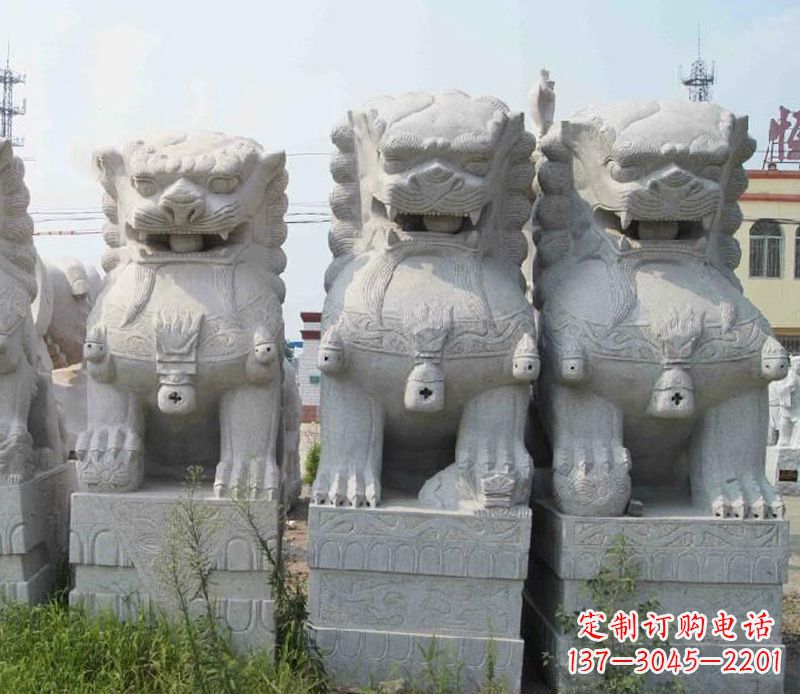 潍坊北京玉石狮子雕塑
