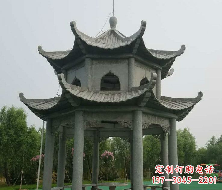 潍坊精美大理石凉亭石雕